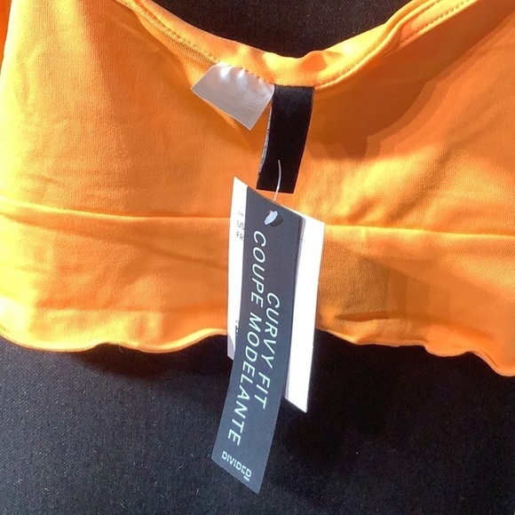 Divided by H&M NEW - Sz XL - skinny flowy summer top - tied adjustable front - Picture 3 of 7